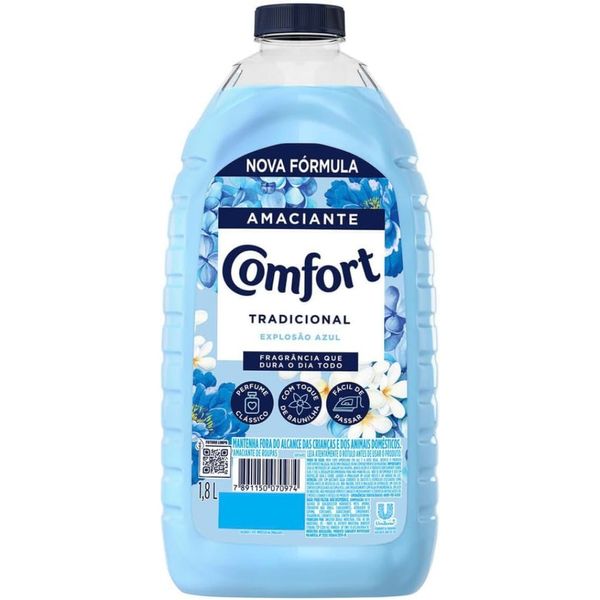 Amaciante Comfort Diluído Explosão Azul 1.8L