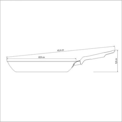 Frigideira Tramontina Loreto 28cm Antiaderente Com Cabo Grafite