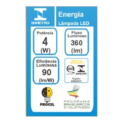 Lâmpada Superled Mr16 Gu10 De 4 Watts E 2700k - 20077 - Ourolux Lâmpada Superled Gu10 4w Bivolts 2700k - 20077 - Ourolux