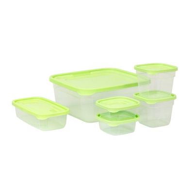 Kit 6 Potes Essencial Linha Mais Plasvale Verde