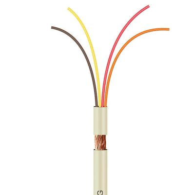 Cabo Manga 4x26 AWG - com Blindagem Bege - 20 Metros