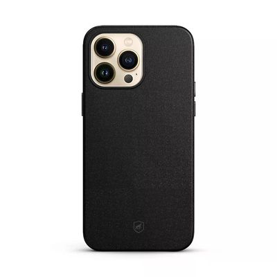 Kit Capa Couro Dual Preta e Película Defender Pro Privacidade para iPhone 15 Pro - Gshield