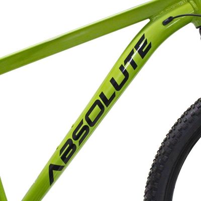 Bicicleta Aro 29 Absolute 21 Marchas Quadro Alumínio Freio A Disco Mtb - Verde - 15 Verde