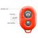 Controle Remoto Disparador Fotos Bluetooth Selfie Vermelho