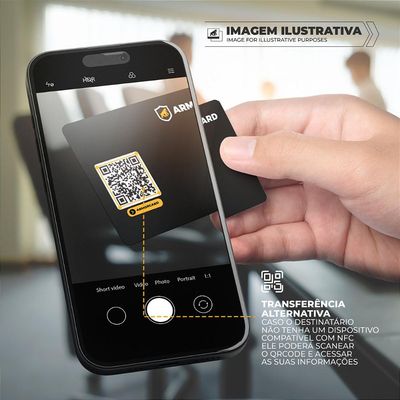 Cartão de Visita Digital - ArmorCard - Gshield - Compartilhe seus contatos por NFC ou Qrcode