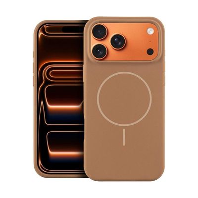 Capa case capinha para iPhone 17 Pro Max - Silicon Liquid Magsafe - Desert - Gshield