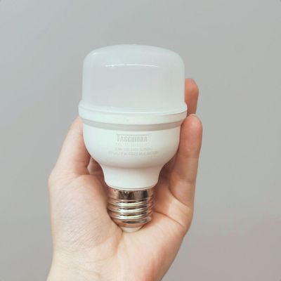 Kit 6 Lâmpadas High Led Tkl 20w Taschibra E27 Bivolt 3000k Quente
