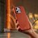 Capa case capinha para iPhone 17 Pro Max - Magsafe Tech Couro - Marrom - Gshield