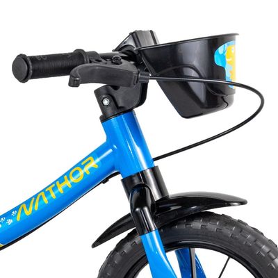 Bicicleta Equilíbrio Balance Sem Pedal Aro 12 Azul Nathor