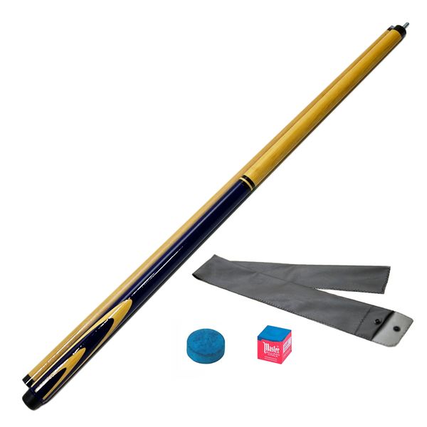 Taco de Sinuca Desmontável Punho Azul Tacos Brasil Taco de Sinuca Desmontável Punho Azul Tacos Brasil