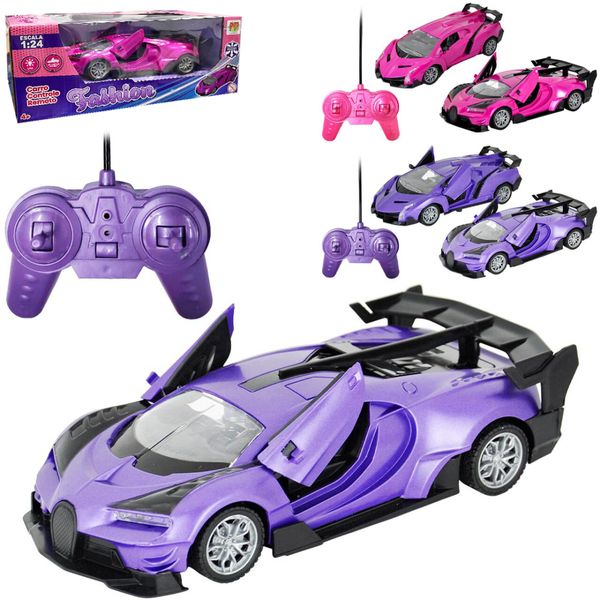 Carrinho De Controle Remoto Fashion 1:24 Sortido - Dm Toys 6649 Carrinho De Controle Remoto Fashion 1:24 Sortido - Dm Toys 6649