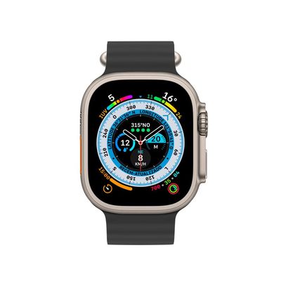 Pulseira para Apple Watch 45 MM - Oceano Cloud  - Preta - Gshield