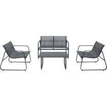 Conjunto para Jardim Weekend Cinza Bel