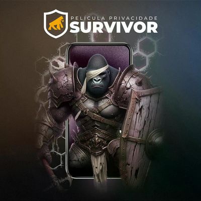 Película para iPhone 17 Pro Max - Privacidade com Aplicador - Survivor - Gshield