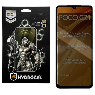 Película para Xiaomi Poco C71 - Privacidade Hydrogel - Gshield