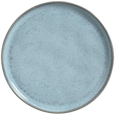 Prato Raso 27cm Bio Breeze Porto Brasil Cerâmica Stoneware Azul Avulso Servir Refeição