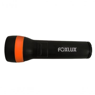 Lanterna 1 Led Foxlux Preta Mini Comzoon 4 Niveis Luz Branca