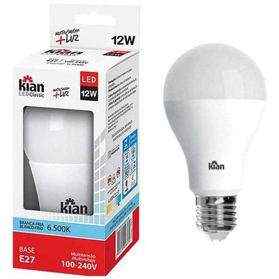 Lâmpada Led 12w 1080lm 6500k Kian - Kian