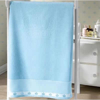 Toalha Banho Velour Para Bordar Baby Classic 70x115cm Dohler Branco