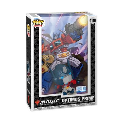 Boneco Funko Pop C Cover Transformers x Magic Optimus Prime