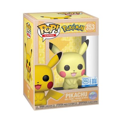 Boneco Funko Pop! Pokémon - Pikachu (Cores Claras)