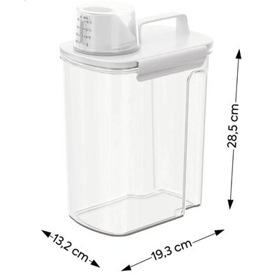 Kit 2 Dispensers Medidor New Retro 3,9l Porta Sabão Amaciant