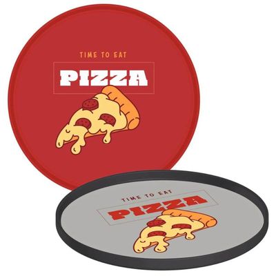 Jogo 6 Pratos para Pizza Tramontina 20cm Mesa Posta Poliprop