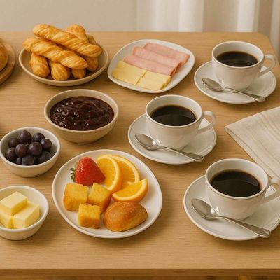 Conjunto 6 Xícaras de Chá Café com Pires 185ml Tramontina At