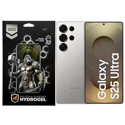 Kit Película Frontal + Traseira para Samsung Galaxy S25 Ultra - Proteção Completa - Gshield