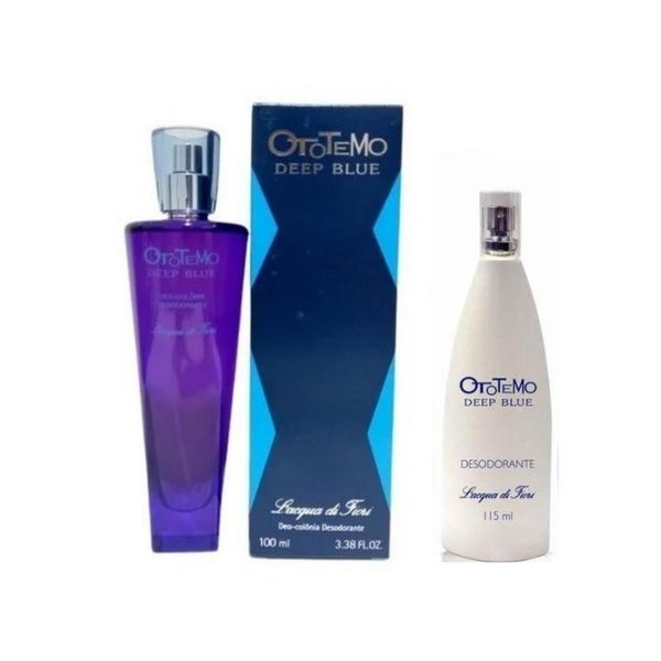 Kit Colônia + Desodorante Ototemo Deep Blue Lacqua di Fiori Kit Colônia + Desodorante Ototemo Deep Blue Lacqua di Fiori