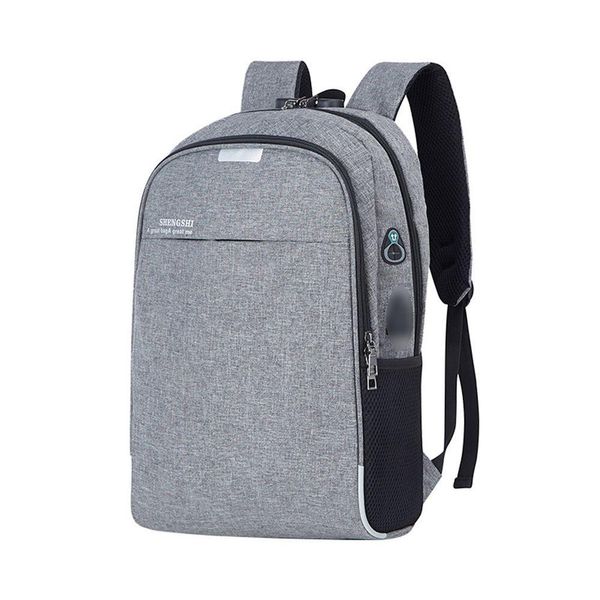Mochila Notebook Com Cadeado Anti Furto Lorben Saída Cabo Auxiliar Usb Fone Ouvido Gt6238