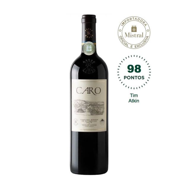 Vinho Caro 2018 (Bodegas Caro - Catena & Ch. Lafite-Rothschild) 750ml Vinho Caro 2018 (Bodegas Caro - Catena & Ch. Lafite-Rothschild) 750ml