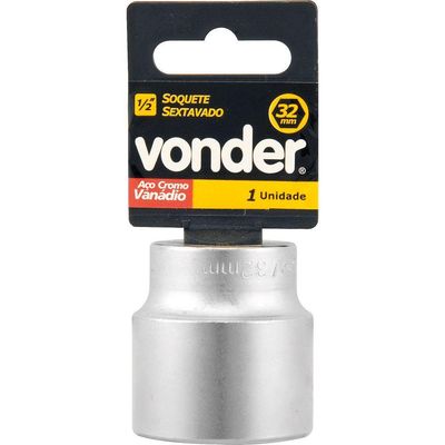 Soquete Sextavado Enc 1-2" 12mm Curto Vanád. Vonder