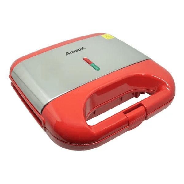 Sanduicheira e Grill LED ON/OFF 750W AMS 500 RED 220 Sanduicheira e Grill LED ON/OFF 750W AMS 500 RED 220