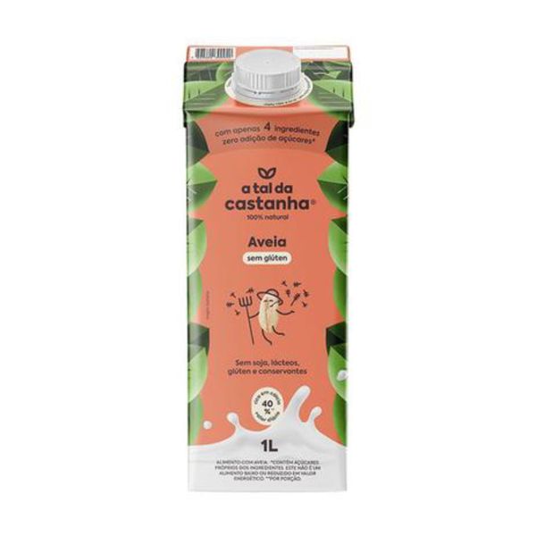 Leite Vegetal Aveia A Tal da Castanha 1L