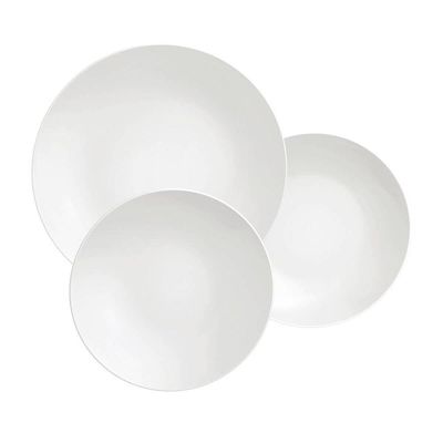Jogo De Pratos Tramontina Sophia Em Porcelana 12 Peças