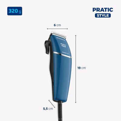 Cortador de Cabelos Pratic Style Mondial Azul 9W CR-10-BI BIV