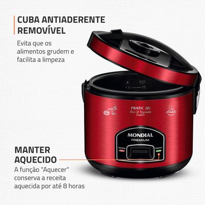 Panela Elétrica Mondial Pratic 10I PE-46-10X 110