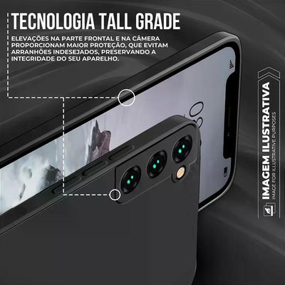 Capa para Motorola Moto Edge 60 Fusion - Silicon Veloz - Preta - Gshield