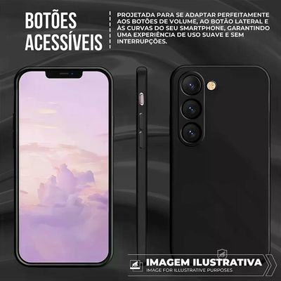 Capa para Motorola Moto Edge 60 Fusion - Silicon Veloz - Preta - Gshield