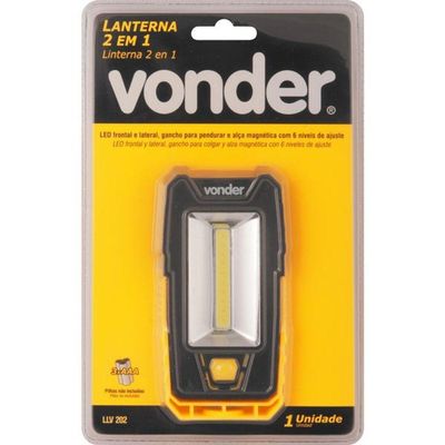 Lanterna 2 Em 1 Magnet Ledcob Llv 202 Vonder