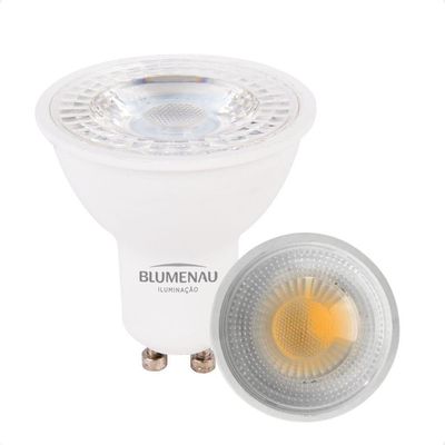 Lâmpada Led Dicroica Mr16 Tdl 7w Bivolt Blumenau 2700k Quente