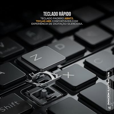 Capa Tablet de 9 a 11 com Teclado e suporte, Touchpad.