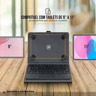 Capa para Tablet VAIO TL10 com Teclado Bluetooth - Hybrid - Gshield