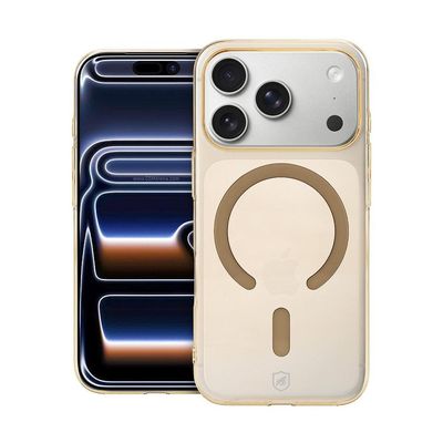 Capa para iphone 17 Pro - Magsafe Crystal Slim Cloud - NÃO AMARELA - Desert - Gshield