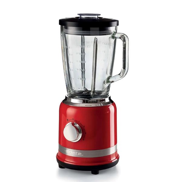 LIQUIDIFICADOR ARIETE MODERNA COPO DE VIDRO 1,5 LITROS VERMELHO 1000W 127V 00C058509ARBR LIQUIDIFICADOR ARIETE MODERNA COPO DE VIDRO 1,5 LITROS VERMELHO 1000W 127V 00C058509ARBR
