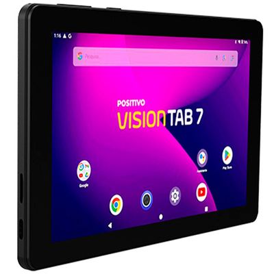 Tablet Vision Tab 7 64 GB 7 Octa-Core Wi-Fi T30764F Positivo Preto
