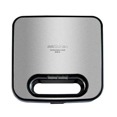 Sanduicheira E Grill Britânia BGR16 2 Em 1 Redstone 750W 110V