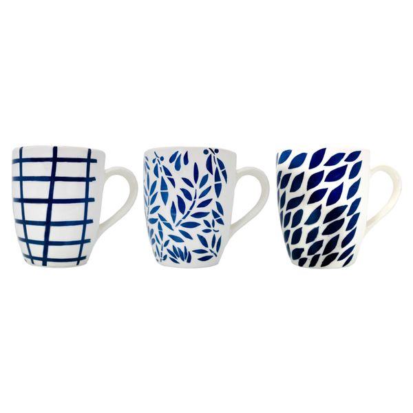 Caneca de ceramica Conica blue 320ml - sortida Allmix