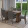 Conjunto Sala De Jantar Tampo De Madeira 6 Cadeiras Rustic/silver Soho Madesa